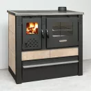 Strend Pro PANONIA fatüzelésű sparhelt, bézs, sütővel, 10,54 kW, 51 × 90 × 85 cm, jobb oldali füstcső kimenet, átmérő: 120 mm