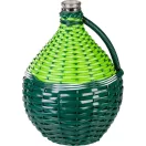 Demizson, Strend Pro Garden Cada Wilo, 10 l, krémszínű, üveg, műanyag fonat, egy fogantyú, borhoz és pálinkához