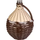 Demizson, Strend Pro Garden Cada Wilo, 10 l, krémszínű, üveg, műanyag fonat, egy fogantyú, borhoz és pálinkához