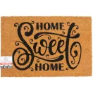Lábtörlő, MagicHome, Sweet Home felirat, 40 x 60 cm, kókuszrost felület, PVC hátlap, bejárati ajtóhoz
