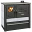 Strend Pro PANONIA fatüzelésű sparhelt, fehér, sütővel, 10,54 kW, 51 × 90 × 85 cm, jobb oldali füstcső kimenet, átmérő: 120 mm