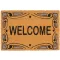 Lábtörlő, MagicHome, vízszintes Welcome felirat, 40 x 60 cm, kókuszrost felület, PVC hátlap, bejárati ajtóhoz