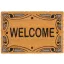 Lábtörlő, MagicHome, vízszintes Welcome felirat, 40 x 60 cm, kókuszrost felület, PVC hátlap, bejárati ajtóhoz