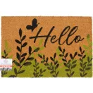 Lábtörlő, MagicHome, Hello felirat, 40 x 60 cm, kókuszrost felület, PVC hátlap, bejárati ajtóhoz