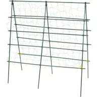   Uborkaháló, Strend Pro Garden, zöld/fekete, 1,2 x 1,2 m, tartószerkezettel, kúszónövényekhez, uborkához