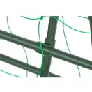 Uborkaháló, Strend Pro Garden, zöld/fekete, 1,2 x 1,2 m, tartószerkezettel, kúszónövényekhez, uborkához