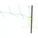 Uborkaháló, Strend Pro Garden, zöld/fekete, 1,8 x 1,8 m, tartószerkezettel, kúszónövényekhez, uborkához