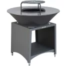 Tűzrakó, Strend Pro Grill Fiesta, antracit, átmérő: 100 cm, acél, kör alakú tűzrakóval
