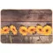 Lábtörlő, MagicHome DD-35, virágok fahatású háttérrel, 40 x 60 cm, kültéri, bejárati ajtóhoz