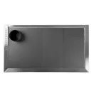Strend Pro PANONIA fatüzelésű sparhelt, Mocca, sütővel, 10,54 kW, 51 × 90 × 85 cm, bal oldali füstcső kimenet, átmérő: 120 mm