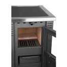 Strend Pro PANONIA fatüzelésű sparhelt, Mocca, sütővel, 10,54 kW, 51 × 90 × 85 cm, bal oldali füstcső kimenet, átmérő: 120 mm