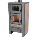 Strend Pro TAURUS kályha sütővel, Mocca, 12 kW