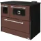 Strend Pro 701-G OMEGA Kuzine fatüzelésű sparhelt, barna, 9,18 kW, 87 × 51 × 79cm, jobb oldali oldali füstcső kimenet, átmérő: 130 mm