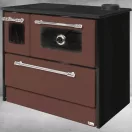 Strend Pro 701-G OMEGA Kuzine fatüzelésű sparhelt, barna, 9,18 kW, 87 × 51 × 79cm, jobb oldali oldali füstcső kimenet, átmérő: 130 mm