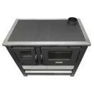 Strend Pro PANONIA fatüzelésű sparhelt, szürke, sütővel, 10,54 kW, 90 × 85 × 51 cm, jobb oldali füstcső kimenet, átmérő: 120 mm