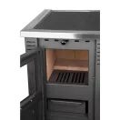 Strend Pro PANONIA fatüzelésű sparhelt, szürke, sütővel, 10,54 kW, 90 × 85 × 51 cm, jobb oldali füstcső kimenet, átmérő: 120 mm