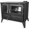 Strend Pro 801 STELA fatüzelésű sparhelt, fekete, 9,12 kW, 91 × 52,5 × 77 cm, jobb oldali füstcső kimenet, átmérő: 130 mm
