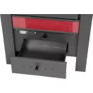 Strend Pro TAURUS kályha sütővel, piros, 12 kW