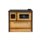 Strend Pro 701-G OMEGA Kuzine fatüzelésű sparhelt, Cappuccino, 9,18 kW, 87 × 51 × 79 cm,  jobb oldali oldali füstcső kimenet, átmérő: 130 mm