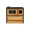 Strend Pro 701-G OMEGA Kuzine fatüzelésű sparhelt, Cappuccino, 9,18 kW, 87 × 51 × 79 cm, bal oldali oldali füstcső kimenet, átmérő: 130 mm