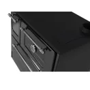 Strend Pro 701-G OMEGA Kuzine fatüzelésű sparhelt, fekete, 9,18 kW, 87 × 51 × 79 cm,  jobb oldali oldali füstcső kimenet, átmérő: 130 mm