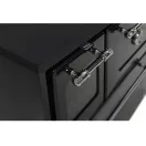 Strend Pro 701-G OMEGA Kuzine fatüzelésű sparhelt, fekete, 9,18 kW, 87 × 51 × 79 cm,  jobb oldali oldali füstcső kimenet, átmérő: 130 mm