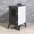 Strend Pro 806 IGLO fatüzelésű kályha, fekete/fehér, 10,69 kW, 53,5 × 42,5 × 73 cm, füstcső átmérő: 130 mm