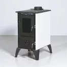 Strend Pro 806 IGLO fatüzelésű kályha, fekete/fehér, 10,69 kW, 53,5 × 42,5 × 73 cm, füstcső átmérő: 130 mm