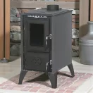 Strend Pro 806 IGLO fatüzelésű kályha, fekete, 10,69 kW, 53,5 × 42,5 × 73 cm, füstcső átmérő: 130 mm