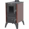 Strend Pro 806 IGLO fatüzelésű kályha, fekete/bordó, 10,69 kW, 53,5 × 42,5 × 73 cm, füstcső átmérő: 130 mm