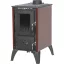 Strend Pro 806 IGLO fatüzelésű kályha, fekete/bordó, 10,69 kW, 53,5 × 42,5 × 73 cm, füstcső átmérő: 130 mm