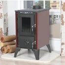 Strend Pro 806 IGLO fatüzelésű kályha, fekete/bordó, 10,69 kW, 53,5 × 42,5 × 73 cm, füstcső átmérő: 130 mm
