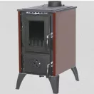 Strend Pro 806 IGLO fatüzelésű kályha, fekete/bordó, 10,69 kW, 53,5 × 42,5 × 73 cm, füstcső átmérő: 130 mm