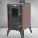 Strend Pro 806 IGLO fatüzelésű kályha, fekete/bordó, 10,69 kW, 53,5 × 42,5 × 73 cm, füstcső átmérő: 130 mm