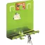 Kulcstartó fogas, Strend Pro Easyhome MB-008, zöld, 28 × 25 × 8 cm, 5 kampó, falra rögzíthető