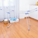 MagicHome CD137 ruhaszárító, fehér, 175 × 60 × 107 cm, 18–20 m szárítófelülettel, állítható és bővíthető kialakítással, rozsdamentes bevonattal, beltéri és kültéri használatra
