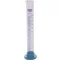 Mérőhenger, WHT, üveg, 250 ml, átlátszó, 2 ml-es osztás, kiöntő csőr, levehető műanyag talp, fokolóhoz alkalmas
