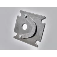   Ventilátor rögzítőlemez, Strend Pro, HSV50/HSV100 29. pozíció, 1 db, ezüst, horganyzott acéllemez, korrózióálló, gyári cserealkatrész