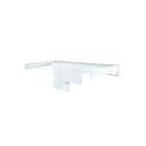 Leifheit 83100 Telegant 81 Plus fali ruhaszárító, fehér, 8,1 m szárítófelülettel, 100 cm széles szárítórudakkal, krómozott törölközőtartóval, összecsukható, helytakarékos kialakítással, beltéri használatra