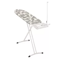   Leifheit 72567 Air Board Express L Solid vasalódeszka, fehér, 130 × 38 cm vasalófelülettel, perforált páraáteresztő pamuthuzattal gőzölős vasalókhoz, 76–98 cm között állítható