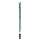 Leifheit 85285 Linomatic 400 Easy kültéri ruhaszárító, 40 méter szárítási terület, ezüst, zsinórbehúzó mechanizmussal, vállfatartó akasztókkal, betonozható talajrögzítővel