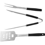   Strend Pro Grill 3db-os készlet grillezéshez és sütéshez - fekete