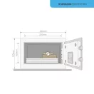 Digitális széf, Yale YSV/170/DB2 Value, fekete, mini kivitel, elektronikus zár, 3–8 számjegyű kód, vésznyitás kulccsal