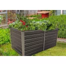 Magaságyás, Strend Pro Garden, 80 x 160 x 77 cm, fém, 0,5 mm vastag, nyitott aljú, korrózióvédelemmel, extra erős, megerősített