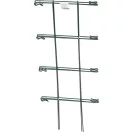 Növénytámasz, Strend Pro Garden, sötétzöld, 26 x 61 cm, rácsos, porszórt acél, virágokhoz és kúszónövényekhez, beltéri és kültéri használatra