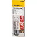 Piszkavas készlet, Strend Pro Homefire FT087XG, 4 részes, 66 cm, rozsdamentes, állvánnyal (TC221376)