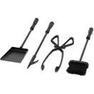 Piszkavas készlet, Strend Pro Homefire FT24B, 60 cm, fekete, 4 részes, elegáns, praktikus, kandalló karbantartáshoz (TC221378)