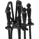 Piszkavas készlet, Strend Pro Homefire FT24B, 60 cm, fekete, 4 részes, elegáns, praktikus, kandalló karbantartáshoz (TC221378)