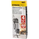 Piszkavas készlet, Strend Pro Homefire FT24B, 60 cm, fekete, 4 részes, elegáns, praktikus, kandalló karbantartáshoz (TC221378)