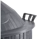 Demizson, Strend Pro Garden Cada Inco, 54 l, szürke, üveg, 75 mm nyakátmérő, műanyag védőburkolat, két fogantyú, borhoz és pálinkához